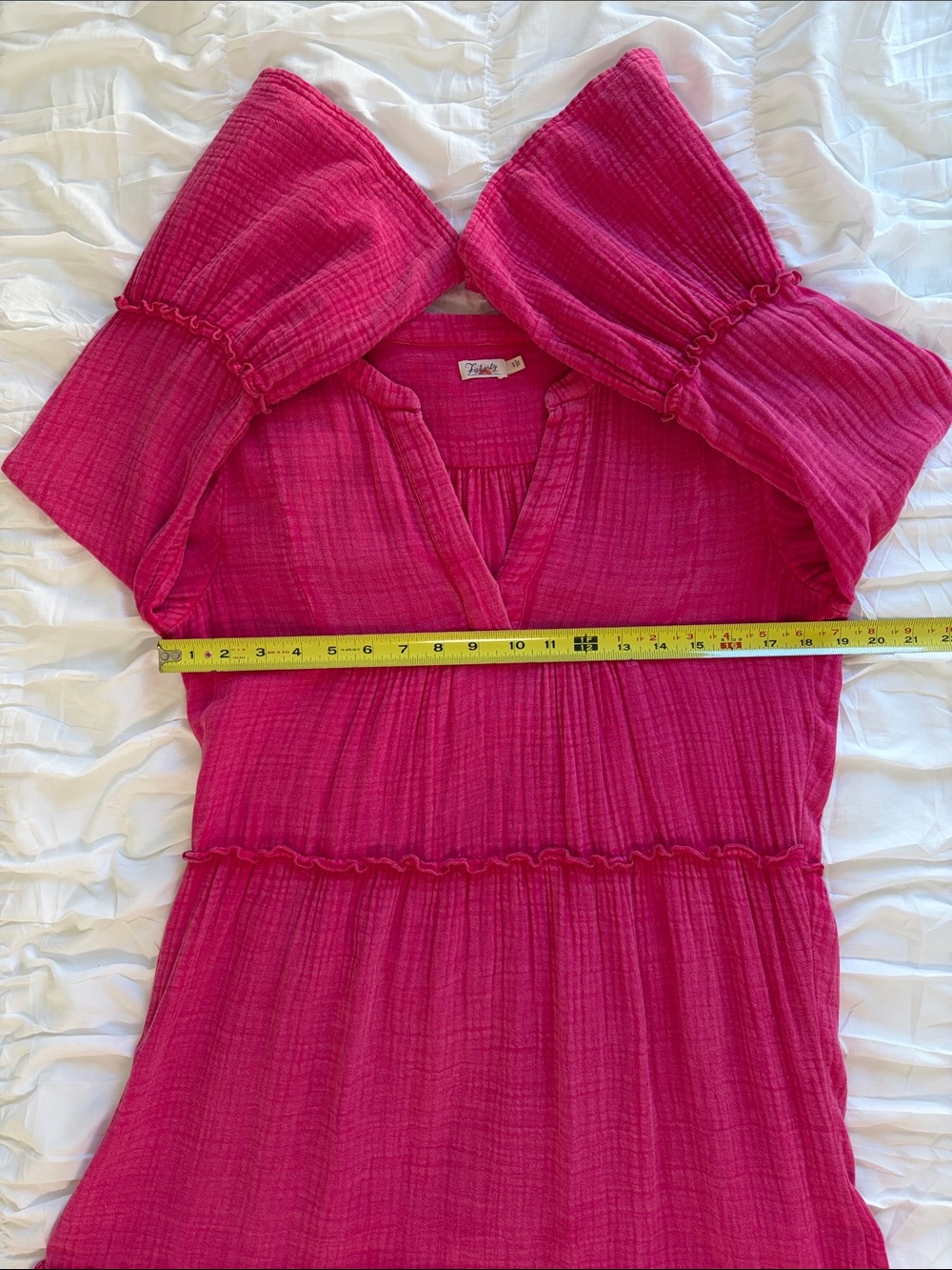Faherty Dream Cotton Gauze Vida Midi Dress - Picture 9 of 10